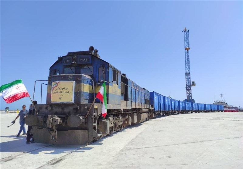 افتتاح راه‌آهن رشت ـ کاسپین