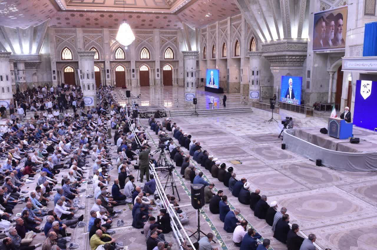 دومین نماز جمعه سال ۱۴۰۵ تهران، نماز جمعه در حرم امام خمینی، سی و هفتمین سالگرد ارتحال امام خمینی، قیام ۱۵ خرداد، حجت الاسلام حاج علی اکبری، نماز جمعه تهران، حرم مطهر امام خمینی ره، مراسم ارتحال امام خمینی