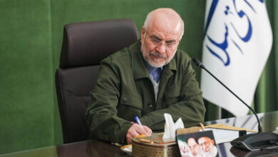 قالیباف، رئیس مجلس شورای اسلامی، دعوت به تشییع رهبر شهید، آیین تشییع، خون‌خواهی، پیام قالیباف، ملت ایران، استکبار، حضور حماسی، شهادت رهبر انقلاب، مراسم وداع با رهبر شهید